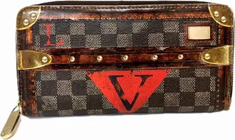 Louis Vuitton Monogram Brown Long Wallet (Bi-Fold) (Pre-Owned)