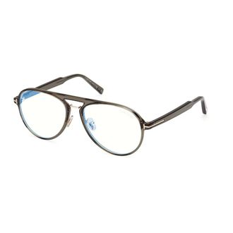 Tom Ford Glasses, male, Green, Size: 57 MM Stylish Eyeglasses in Blue Color