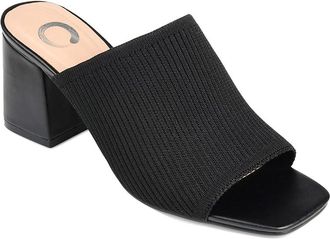 Journee Collection Lorenna Mule Womens Shoes Black : 6.5 M, Textile
