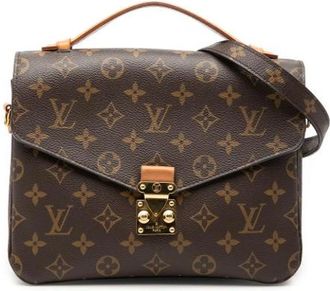 Louis Vuitton Tweedehands Canvas Louis Vuitton tassen - Dames - Vintage Handtas - Bruin - ONE Size - Vintage