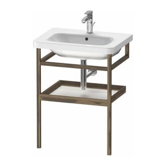 Duravit Duravit - Barra De Toalla Durastyle 440x590mm Con Estante Blanco Brillo / Nogal Macizo
