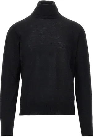 Emporio Armani Virgin wool turtleneck with Eagle embroidery Man XXL