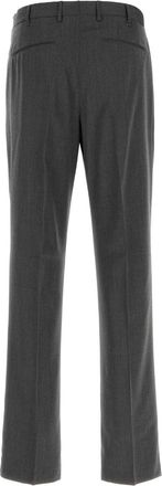 Pantaloni Torino Mens Dark Grey Stretch Wool Pant Antracite Pantaloni Trousers