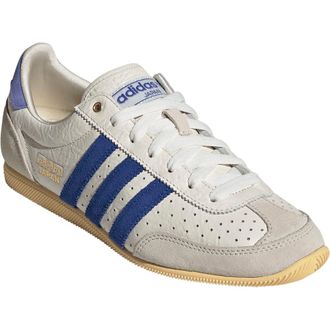 adidas Japan Low Top Sneaker in Off White/Royal/Real Lilac at Nordstrom, Size 12.5