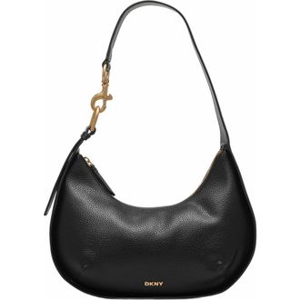 DKNY Thyme Hobo Bag in Black/gold at Nordstrom