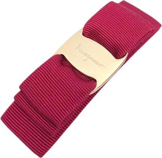 Ferragamo Pre-owned Accessories, female, Pink, Size: ONE SIZE Pre-owned Barrette