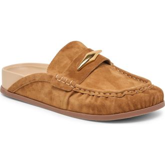 Dolce Vita Jodero Loafer Mule in Light Brown Suede at Nordstrom, Size 8.5