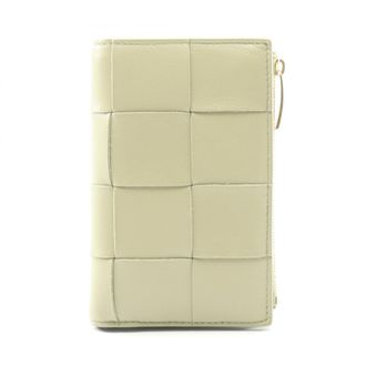 Bottega Veneta Khaki Leather Wallet (Bi-Fold) (Pre-Owned)