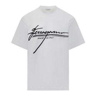 Ferragamo Uomo, Top, Bianco, M, new