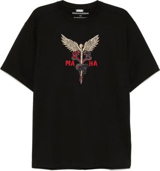 maharishi T-shirt Caduceus - Nero
