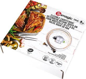 Somagic Somagic - Kit Butano Boquillas Enroscables Flexibles + Regulador R&aacute;pido De Clip