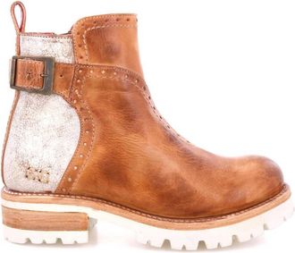 Bed Stü Womens Brianna Leather Boots In Tan Rustic Nectar Lux