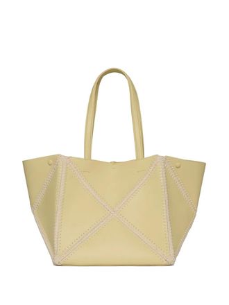 Nanushka The Origami tote bag - women - Polyamide/Polyester/Cotton/Polyurethane/Zamak/Polyurethane - One Size - Neutrals