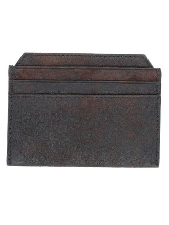Vivienne Westwood Orb-Detail Lamb Leather Card Case - Brown