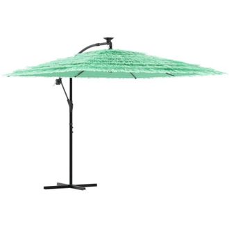 vidaXL Sombrilla De Jard&iacute;n Con Poste De Acero Verde 269x269x235 Cm Vidaxl