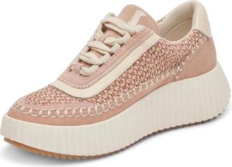 Dolce Vita Dolen Sneakers Womens Blush Round Toe Platform Shoes HTAT1087