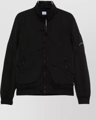 C.P. Company nylon high-neck bomber jacket