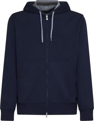 Brunello Cucinelli Uomo, Felpe, Blu, 3Xl, new