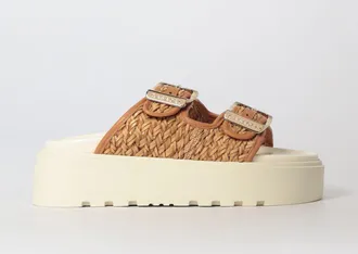 Casadei Sandalo platform Birky Suncity in misto poliestere intrecciato
