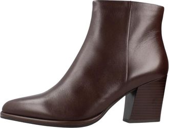 Regarde le ciel Eithel-02 Enkellaarzen - Dames - Enkellaarsjes - Bruin - 39 EU - Leer - Schoenen