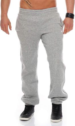 Nike Heren Club Swoosh Cuff Joggingbroek in grijs