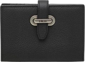 Dior Pre-owned Normandie Leder Kaarthouder - Dames - Vintage Accessoires - Zwart - ONE Size - Leer - Vintage