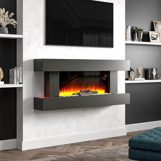 Living and Home Wall Mounted Electric Fireplace - 72 Inch - Living and Home | TJ Hughes