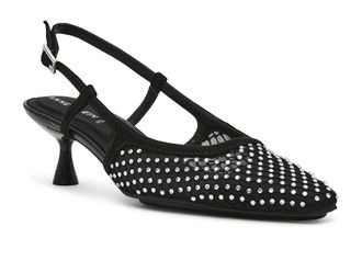 Anne Klein Thia High Womens Heels Black : 9.5 M, Rubber/Synthetic