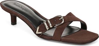 Favorite Daughter Shiloh Kitten Heel Sandal in Coffee Suede at Nordstrom, Size 6.5