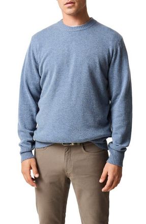 Rodd & Gunn Stewart Island Wool & Cahsmere Crewneck Sweater in Surf at Nordstrom, Size X-Small