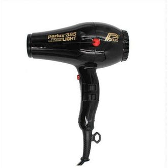 Parlux Powerlight 385 Hair Dryer In Black 2150w Powerful Lightweight Hair Accessories For Quick Easy Drying Styling With Built-in Silencer Incorporate