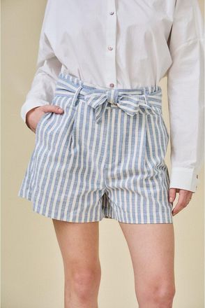 See U Soon Gestreepte short met riem