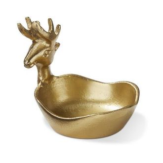 Tag Antique Gold Reindeer Bowl Decorative Serving Bowl for Christmas at Nordstrom
