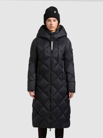 Khujo Steppmantel KHUJO CILIA, Damen, Gr. XXL (44), schwarz, Steppware, Obermaterial: 100% Nylon. Futter: 100% Nylon. Wattierung: 100% Polyester, unifarben,