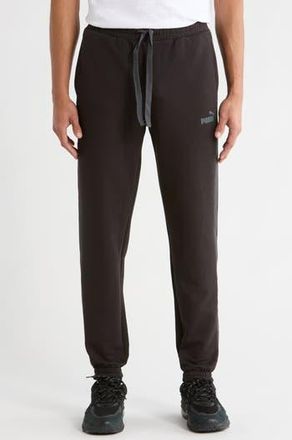 Puma Essential Herringbone Track Pants in Puma Black at Nordstrom Rack, Size X-Large