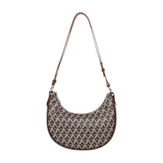 Lancaster Ikon IT Hobo Bag - Dames - Tassen - Bruin - Maat: ONE Size Vinyl