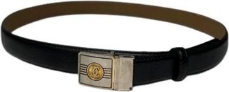 Cartier Pre-owned Lederen Riem - unisex - Vintage Accessoires - Zwart - ONE Size - Leer - Vintage