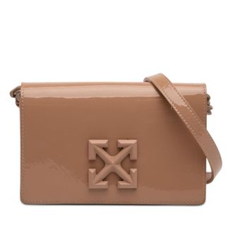 Off-white Pre-owned OffWhite Patent Jitney 0.5 Crossbody Ladies OUNBFOOMP6PORFEI
