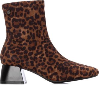 Xti Womens 144290 Heeled Booties In Leopard