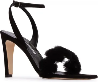 Manolo Blahnik Blck Sandal - Black