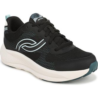 Ryk&auml; Intent Walking Sneaker in Black at Nordstrom, Size 7.5
