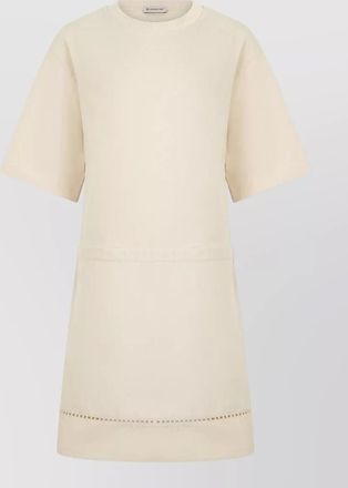 Moncler cotton blend mini dress t shirt style