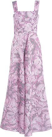 Saiid Kobeisy Linen Dress With Striped Print