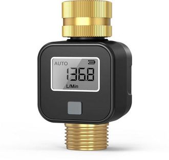 OEM Medidor De Flujo De Agua Con Pantalla Lcd Para Mangueras De Jard&iacute;n Y Caravanas