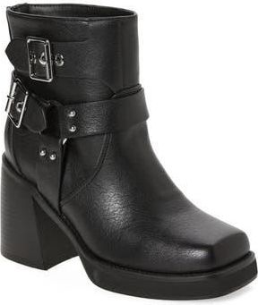 Azalea Wang Scooter Moto Boot in Black at Nordstrom Rack, Size 7.5