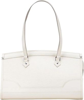 Louis Vuitton Pre-owned Shoulder Bags, female, White, Size: ONE SIZE Pre-owned Leather Tote Bag