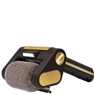 No Brand Cepillo Giratorio Para Barbacoa Sin Cerdas, Luz Led, Inal&aacute;mbrico, Recargable, De Acero Inoxidable 304, Rodillos Motorizados, Sin Precalentamiento, M&aacute;x