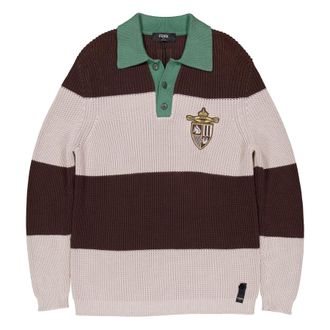 Fendi Mens Cotton Polo Shirt, Brand Size 46 ( US Size 36 )