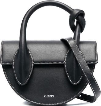 Yuzefi Pretzel mini tote bag - women - Calf Leather/Calf Leather - OS - Black