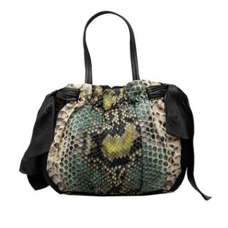 Prada Pre-owned Vintage Satchel - Dames - Vintage Handtas - Veelkleurig - ONE Size - Leer - Vintage